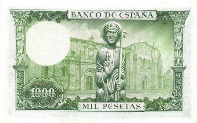 1000 Pesetas 19.11.1965
